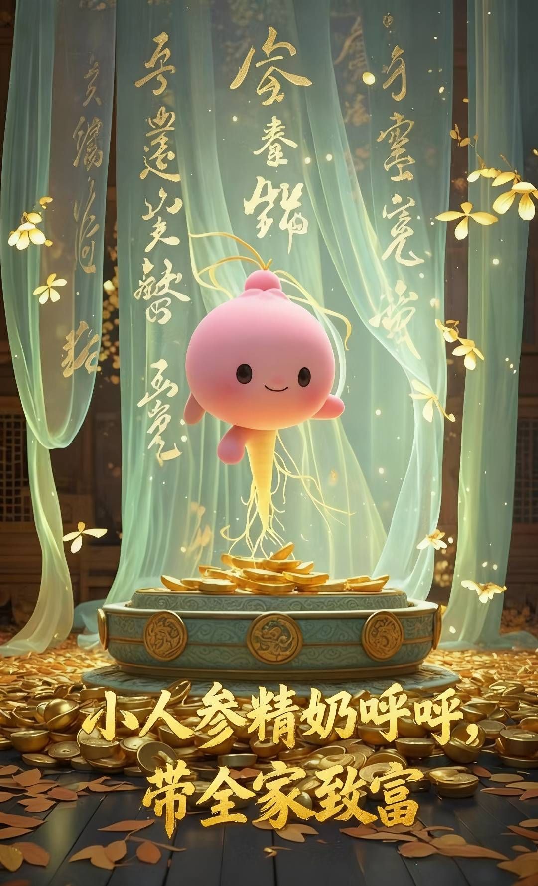 短剧小人参精奶呼呼带全家暴富，奶萌小人参精助力全家逆袭，超高清全集在线观看，轻松暴富爽不停！  第1张